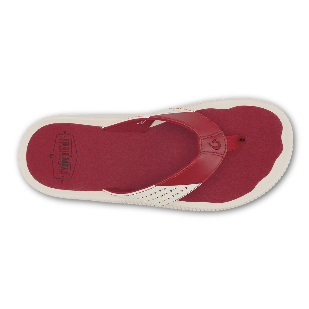 Ulele  -  Off White / Deep Red