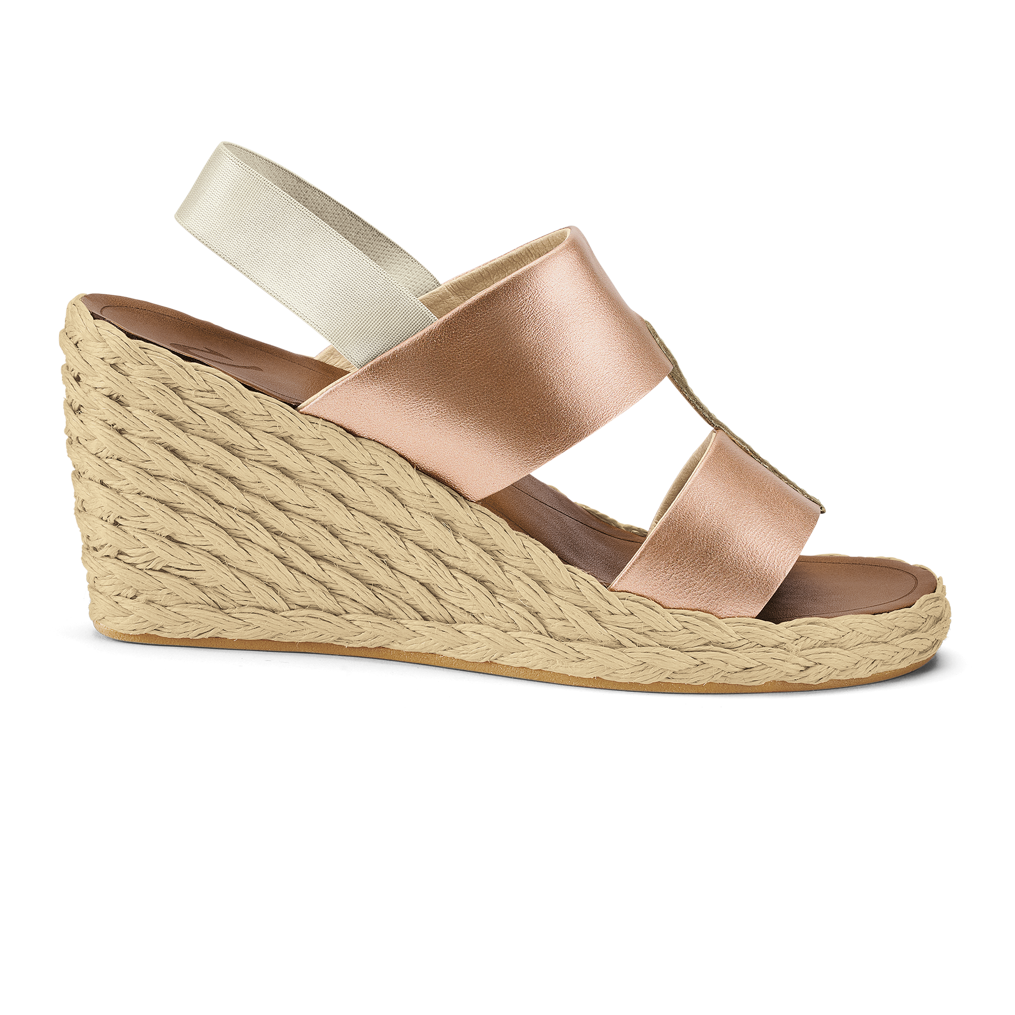 Lile Wedge - Copper / Tan