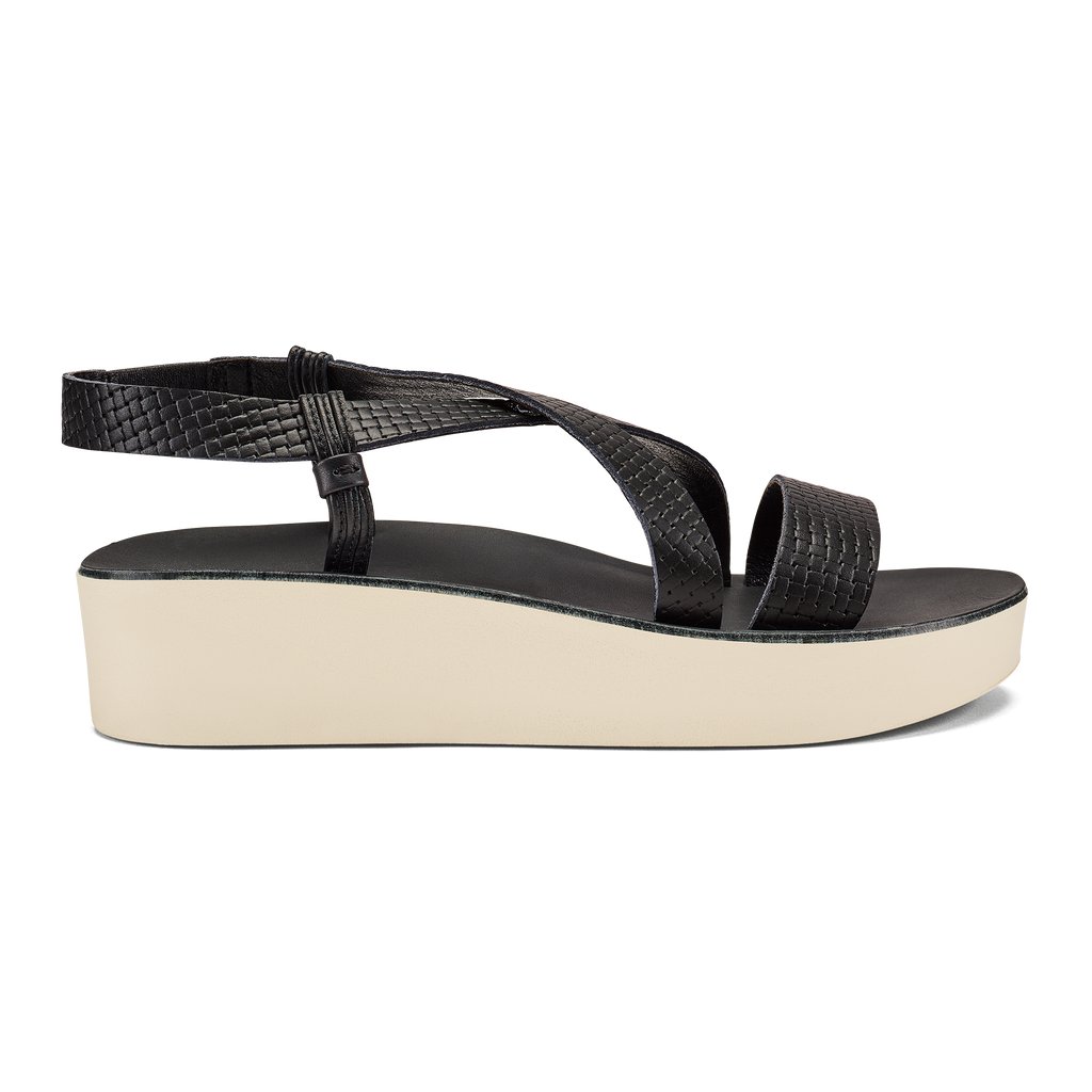 ‘Ōnohi Strappy - Black / White Sand